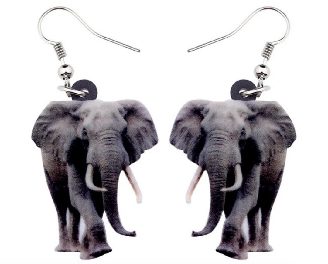 AliExpress African Elephant Earrings For Pierced Ears Creative Jewellery 1 AliExpress African Elephant Earrings For Pierced Ears Creative Jewellery