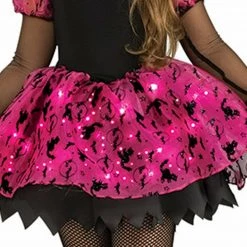 Rubie's Moonlight Fancy Witch Light Up Purple Orange Pink Halloween Girls Costume Halloween Costumes
