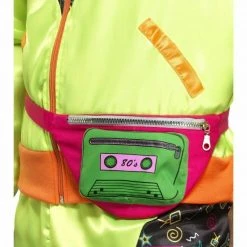 Smiffys Bumbag 80s Hip Hop Bum Bag Retro Costume Accessory