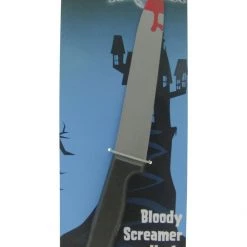 Smiffys Madman Scientist Doctors Bloody Lab Coat Wig Or Bloody Knife Halloween Costume