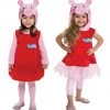 Morris Peppa Pig Deluxe Dress Size 2T-4T Toddler Girls Costume Costumes