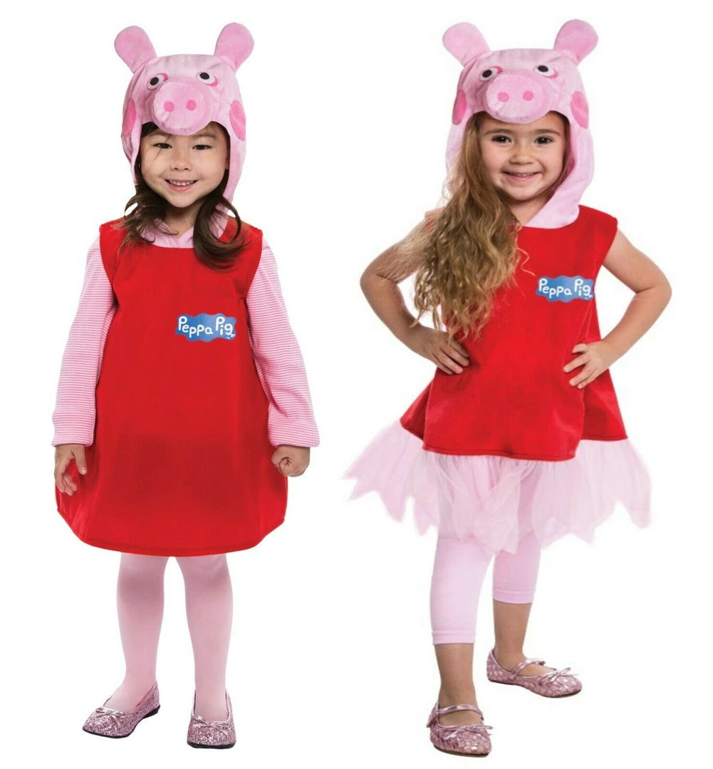 Morris Peppa Pig Deluxe Dress Size 2T-4T Toddler Girls Costume Costumes 1 Morris Peppa Pig Deluxe Dress Size 2T-4T Toddler Girls Costume Costumes