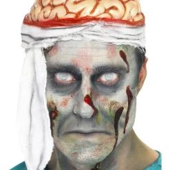 Smiffys Bloody Brains Zombie Bandage Brain Hat Costume Accessory