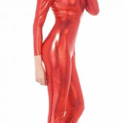 Morris Costumes Metallic 70s 80s Disco Ladies Jumpsuit Costume