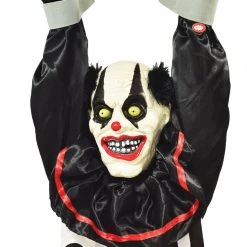 Morris Animated Clown Hanging Halloween Decoration Prop