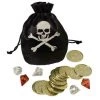 Balloon Agencies Pirate Treasure Pouch With Gems And Coins Costume Accessory