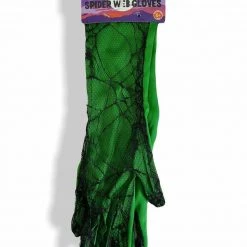 TNW Spider Web Witches Gloves Halloween Ladies Costume Accessory Halloween Costumes