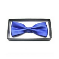 JD Party Mens Silk Satin Plain Tuxedo Solid Bow Tie Formal Wedding Bowtie Necktie Ties