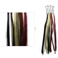 JD Party Health & Beauty Long Straight Hair Extension Black Brown Red Pack Of 12 Per Colour