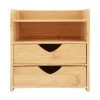 Kmart Bamboo 4 Tier Desk Organiser Stationery Box Desk Tidy Home Office Home Study Electronics