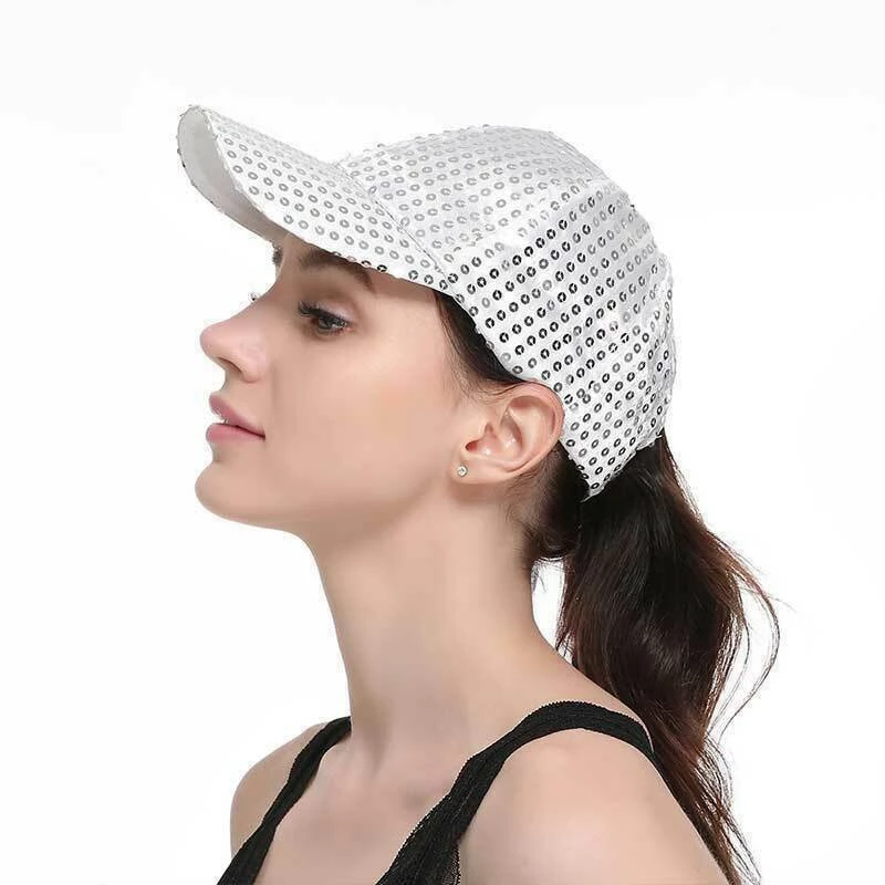 JD Party Sequin Glitter Baseball Cap 80s Costume Hat Pink Orange Green Gold Purple Red 3 JD Party Sequin Glitter Baseball Cap 80s Costume Hat Pink Orange Green Gold Purple Red