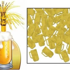 Balloon Agencies Oktoberfest Beer Mug Centrepiece And Confetti Party Decoration Party Supplies