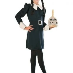 Rubie's The Addams Family Wednesday Deluxe Halloween Girls Costume Halloween Costumes