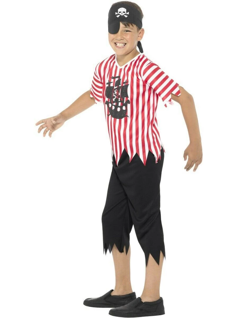 Smiffys Jolly Pirate Book Week Halloween Boys Costume Costumes 8 Smiffys Jolly Pirate Book Week Halloween Boys Costume Costumes