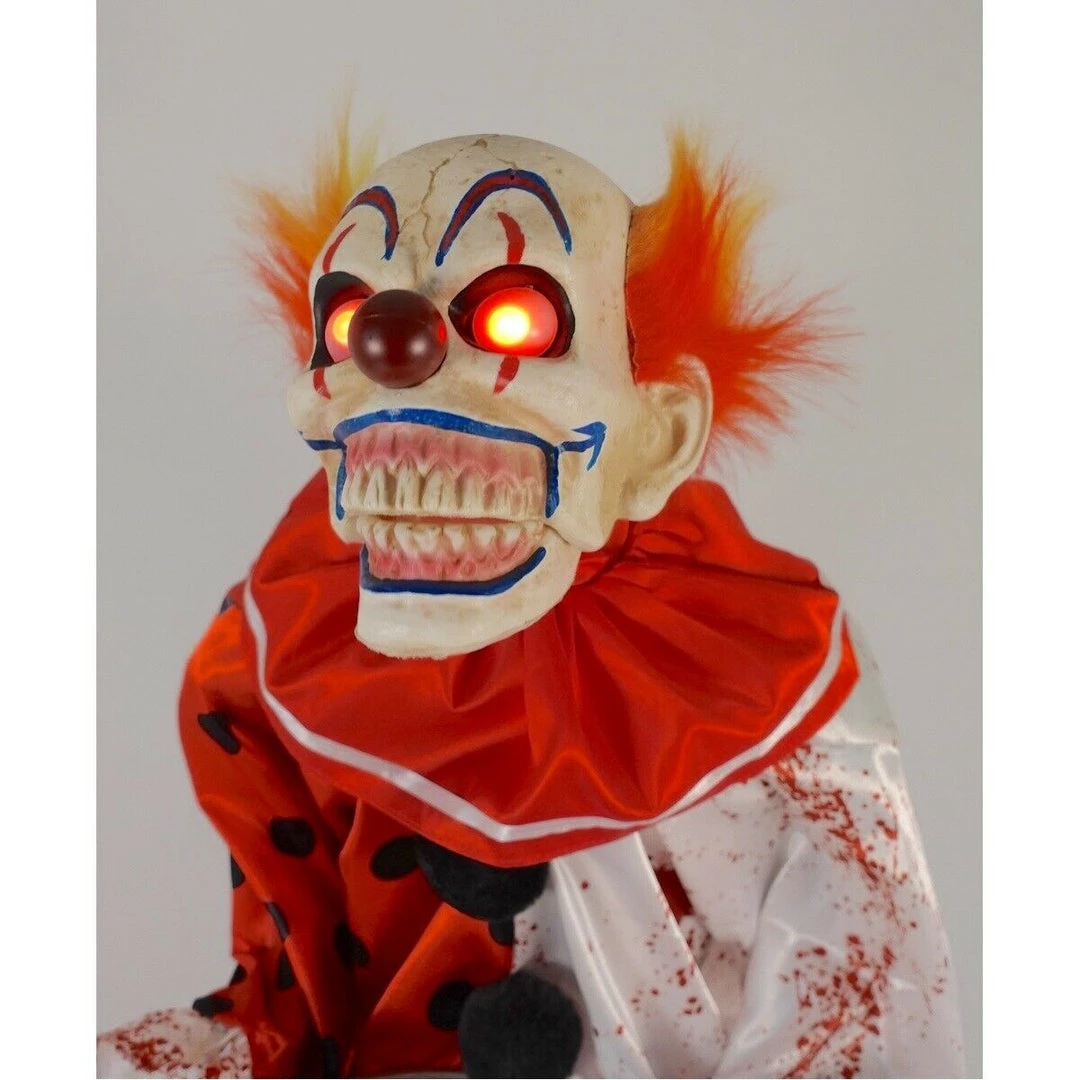 Kmart 95cm Animated Talking Light Up Eyes Pennywise Clown Halloween Prop Halloween Props/Decoration 7 Kmart 95cm Animated Talking Light Up Eyes Pennywise Clown Halloween Prop Halloween Props/Decoration