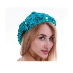 JD Costume Accessories 1 Ladies Girls French 70s Costume Party Dance Disco SEQUINED SEQUINS Hat BERET 18 JD Costume Accessories 1 Ladies Girls French 70s Costume Party Dance Disco SEQUINED SEQUINS Hat BERET