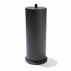 Kmart 3pce Black Bathroom Accessories Set Rubbish Bin Toilet Brush Toilet Roll Holder