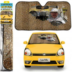 WILLVAL Archie McPhee Full Of Bees Car Windscreen Cover Cools Car & Blocks Out Sun Shade