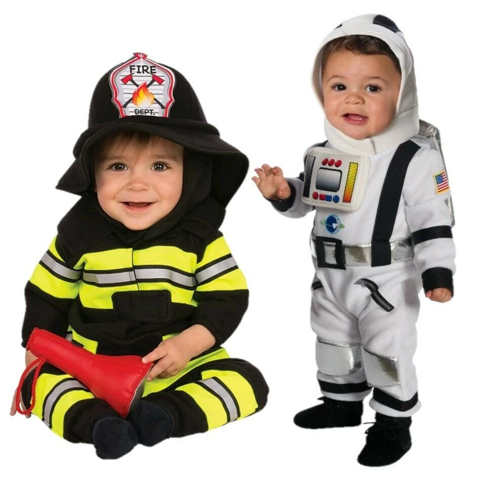 Rubie's Costumes Lil Fireman Lil Astronaut Toddler 2-4 Boys Costume 1 Rubie's Costumes Lil Fireman Lil Astronaut Toddler 2-4 Boys Costume