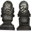 Unbranded Cemetery Tombstones Set Bride & Groom R.I.P. Graveyard Halloween Decoration Prop