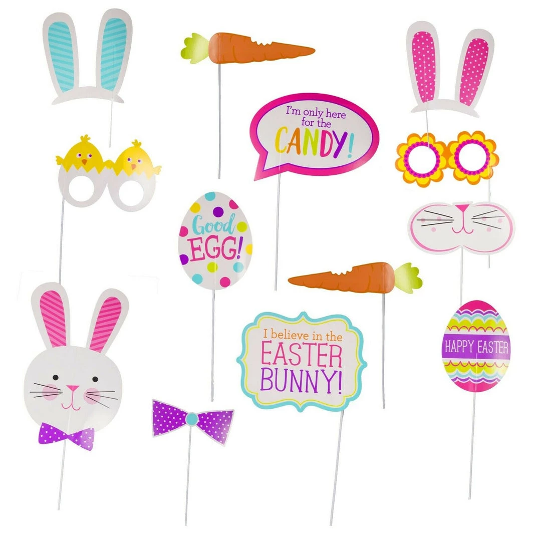Balloon Agencies Easter Photo Booth Prop Kit Party Supplies 1 Balloon Agencies Easter Photo Booth Prop Kit Party Supplies