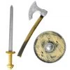 JD Party Sword, Axe & Shield Accessory Set Kids Toy Knight Guard Costume Pretend Play