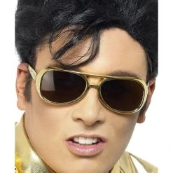Rubies/Smiffys/Dr.Toms Elvis Presley Microphone Scarf Shades Headpiece Wig Mens Costume Accessory 19 Rubies/Smiffys/Dr.Toms Elvis Presley Microphone Scarf Shades Headpiece Wig Mens Costume Accessory