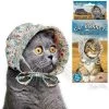 Williamvalentine Archie McPhee 100% Cotton With Satin Lining Cat Bonnet - Cats Love It