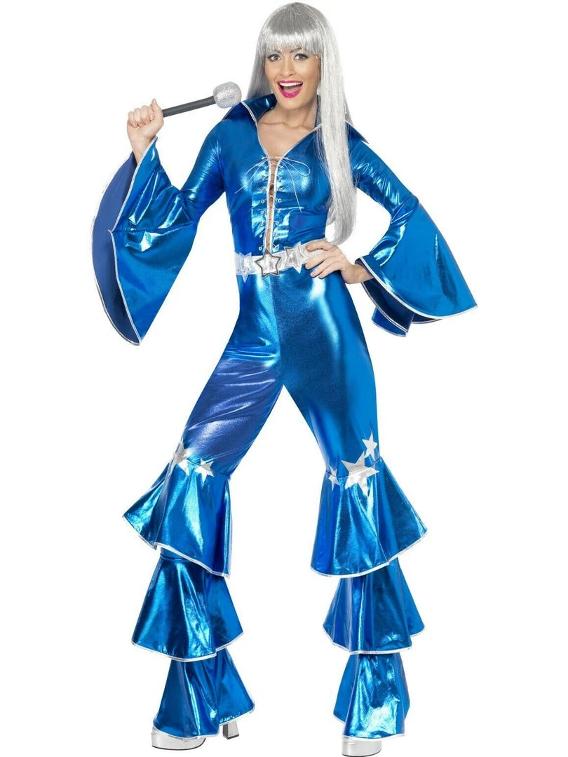 Smiffys Costumes 1970s 70s Abba Ladies Costume Super Trooper Mamma Mia Costume Jumpsuits Poncho 6 Smiffys Costumes 1970s 70s Abba Ladies Costume Super Trooper Mamma Mia Costume Jumpsuits Poncho