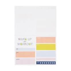 Kmart Daily Diet Meal Diary & Exercise Workout And Fitness Planner 60 Page Pad