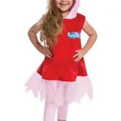 Morris Peppa Pig Deluxe Dress Size 2T-4T Toddler Girls Costume Costumes