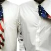Morris Costume Accessories Uncle Sam American Flag Stars Stripe Pop Up Tie Independence Day Necktie
