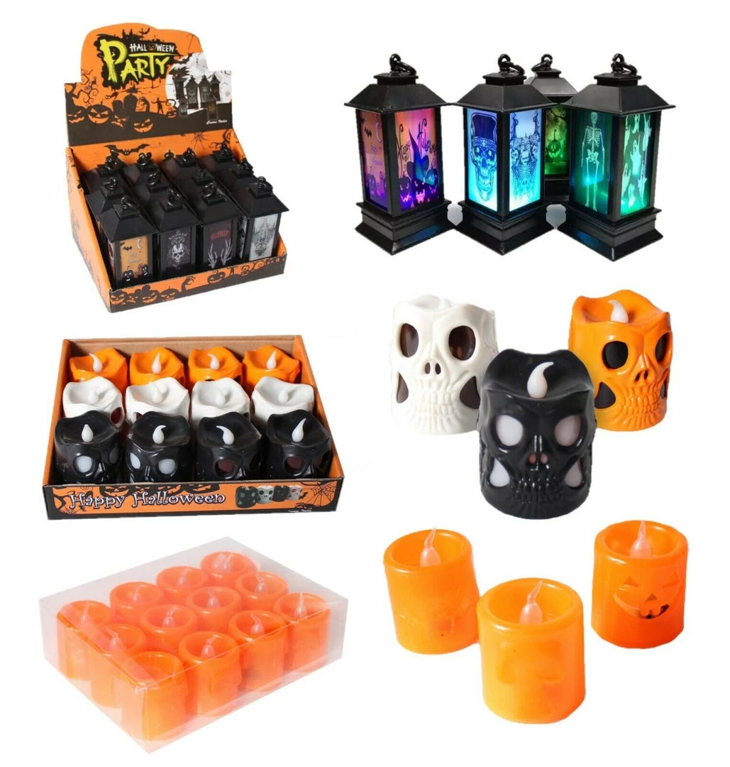Unbranded Halloween Props/Decoration Halloween Skull Orange LED Candle Colour Changing Lamp Halloween Decoration 1 Unbranded Halloween Props/Decoration Halloween Skull Orange LED Candle Colour Changing Lamp Halloween Decoration