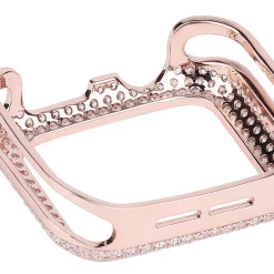 Unbranded Rose Gold Rhinestone Apple Watch Case For Series 2 3 4 5 6