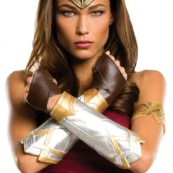 Rubies Dawn Of Justice Wonder Woman Tiara Glovetts Gauntlets Armband Deluxe Costume Kit Costume Accessories
