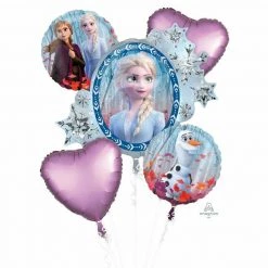 Balloon Agencies Disney Frozen 2 Birthday Foil Balloon Bouquets Party Decoration Party Supplies