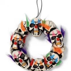 Unbranded Halloween Props/Decoration Animated 38cm Evil Twisted Clown Hanging Halloween Decoration Prop