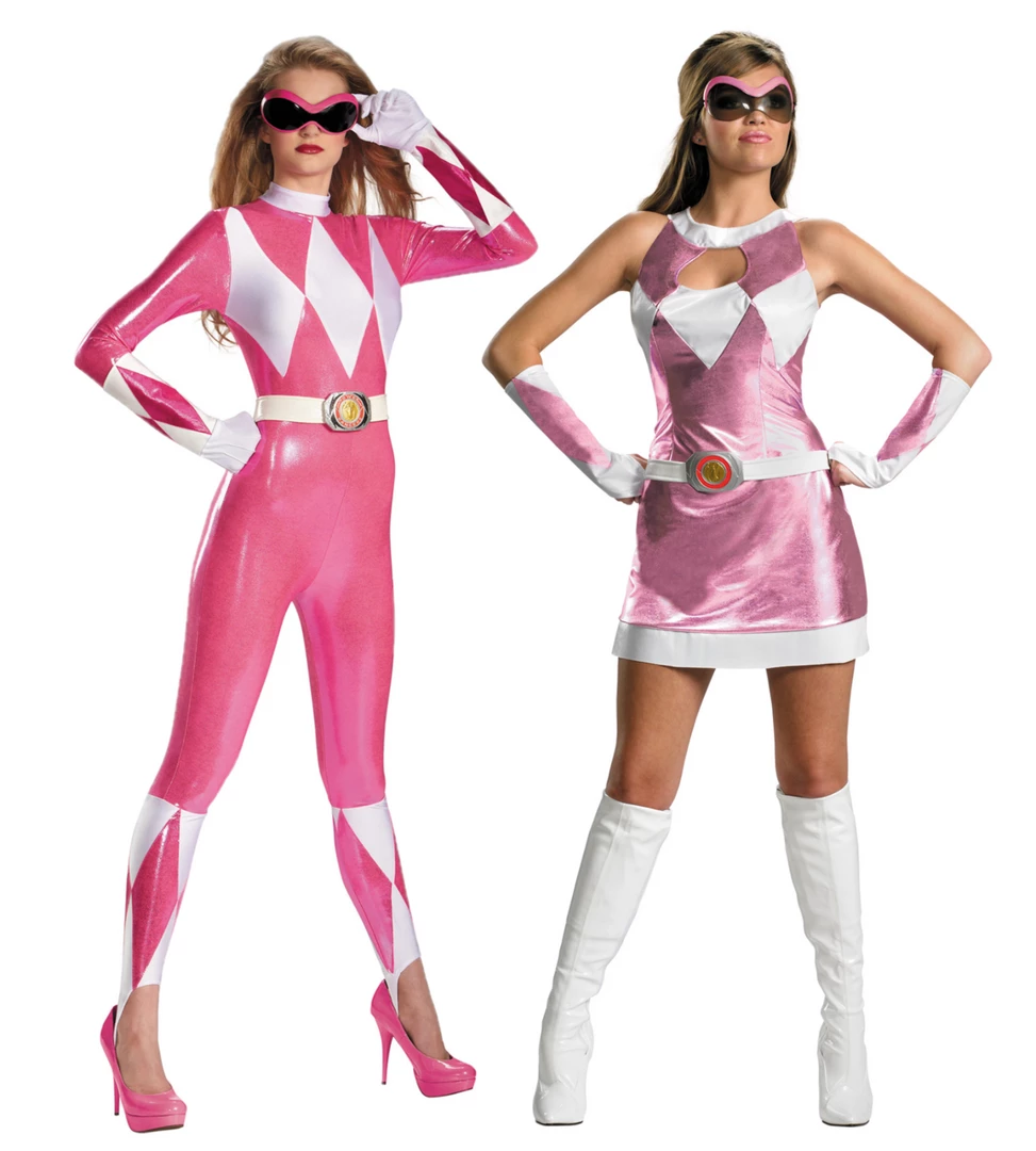 Morris Costumes Women's Sassy Pink Power Ranger Bodysuit Mighty Morphin Ladies Costume 1 Morris Costumes Women's Sassy Pink Power Ranger Bodysuit Mighty Morphin Ladies Costume