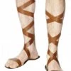Smiffys Gladiator Spartan Greek Roman Sandals Egyptian Mens Costume Shoes