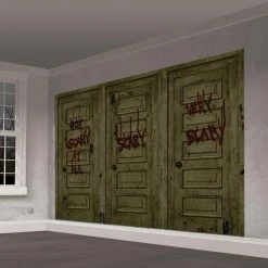 Balloon Agencies IT Scene Setter Time To Float Cloth Banner Scary Door Panel Halloween Decoration 5 Balloon Agencies IT Scene Setter Time To Float Cloth Banner Scary Door Panel Halloween Decoration