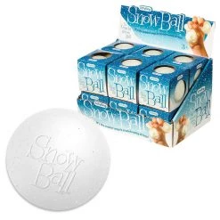 Schylling Adorable Snow Ball Designed Crunch High Quality Stress Ball Health & Beauty