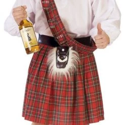 Morris Costumes Scottish Highlander Tartan Halloween Fancy Dress Adult Mens Costume Outfit
