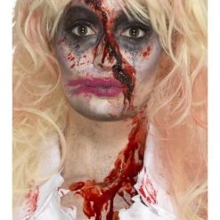 Smiffy's Costume Accessories Zombie Nurse Halloween Makeup Costume Kit Blood Hat Face Paint