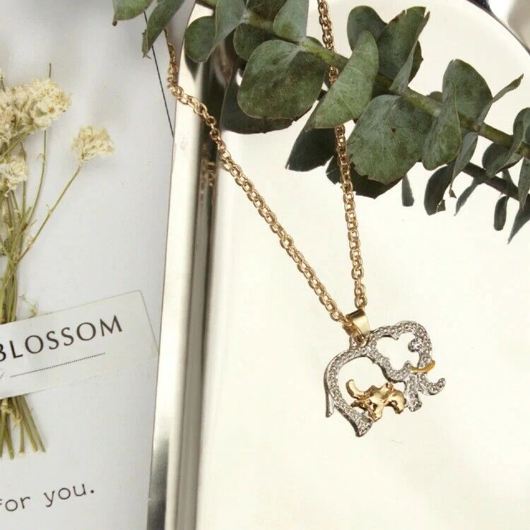 AliExpress Gold Silver Mother Baby Elephant Pendant Fashion Ladies Necklace Fashion Jewelry 6 AliExpress Gold Silver Mother Baby Elephant Pendant Fashion Ladies Necklace Fashion Jewelry