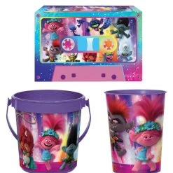 Officially Licensed DreamWorks Trolls Product Trolls World Tour Favour Cup Boxes Container Party Bag Party Supplies