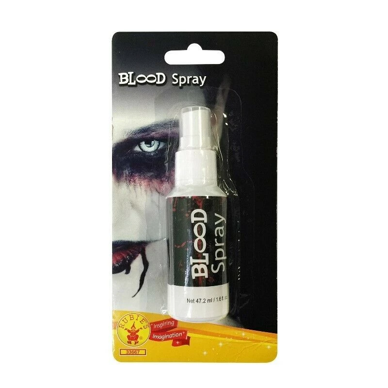 Rubies 42ml Halloween Fake Blood Spray Make Up Face Paint Zombie Dracula Costume Access 1 Rubies 42ml Halloween Fake Blood Spray Make Up Face Paint Zombie Dracula Costume Access