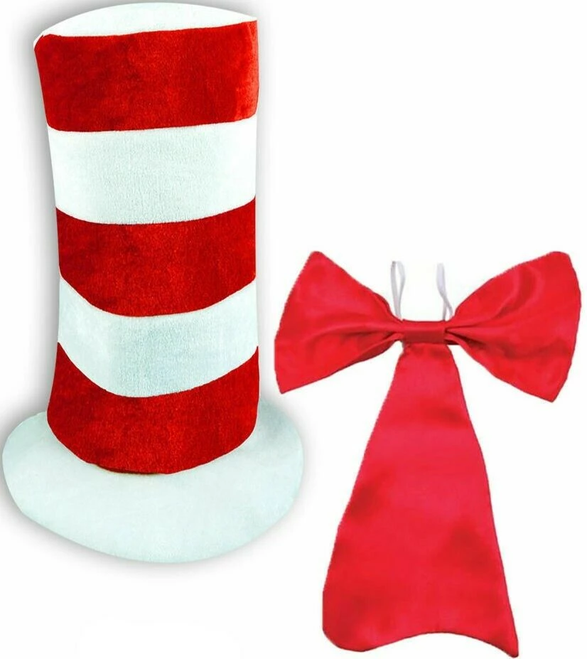 Crazy Costume Deals Dr Seuss Cat In The Hat Nose Bow Tie Top Hat Kids Boys Girls Costume KIT Costume Accessories 6 Crazy Costume Deals Dr Seuss Cat In The Hat Nose Bow Tie Top Hat Kids Boys Girls Costume KIT Costume Accessories