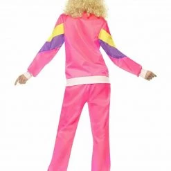 Smiffys Costumes Neon 90s 80s Height Of Fashion Shell Suit Tracksuit Mens Ladies Costume