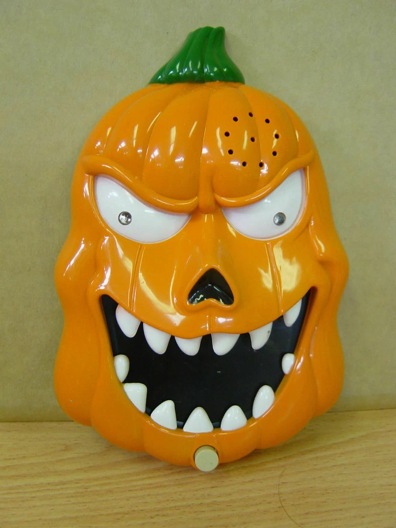 Spookytime Halloween Props/Decoration Animated Talking Doorbell & Pop Out Spider Halloween Prop Witch Pumpkin Vampire 5 Spookytime Halloween Props/Decoration Animated Talking Doorbell & Pop Out Spider Halloween Prop Witch Pumpkin Vampire