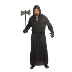 Unbranded Halloween Costumes Adult Black Brown Hooded Robe Monk Ghoul Reaper Jedi Warrior Sith Lord Halloween